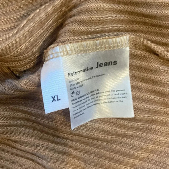 Reformation ribbed dress - size XL - Picture 3 of 4